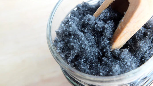 Summer Ready 2 Ingredient Activated Charcoal Sugar Scrub!