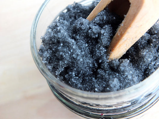 Summer Ready 2 Ingredient Activated Charcoal Sugar Scrub!