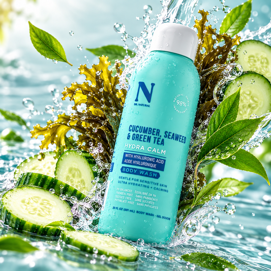Dr. Natural Hydra Calm Body Wash – Cucumber, Seaweed & Green Tea