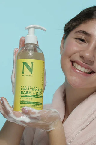 Dr. Natural 3-in-1 Tear-Free Baby + Kids Soap Citrus