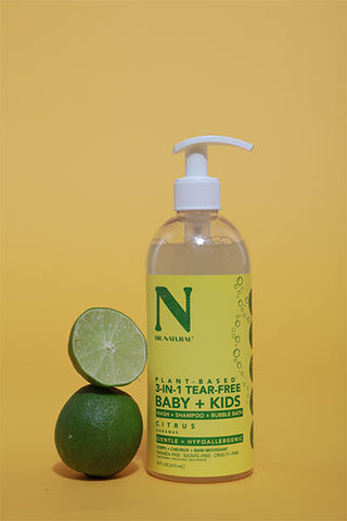 Dr. Natural 3-in-1 Tear-Free Baby + Kids Soap Citrus